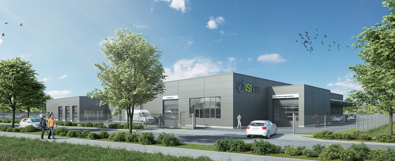 Entwurf der neuen Lackiererei der isicar GmbH