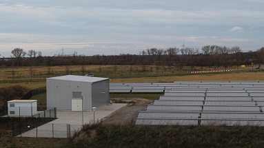 Solarthermiefeld der Stadtwerke Delitzsch