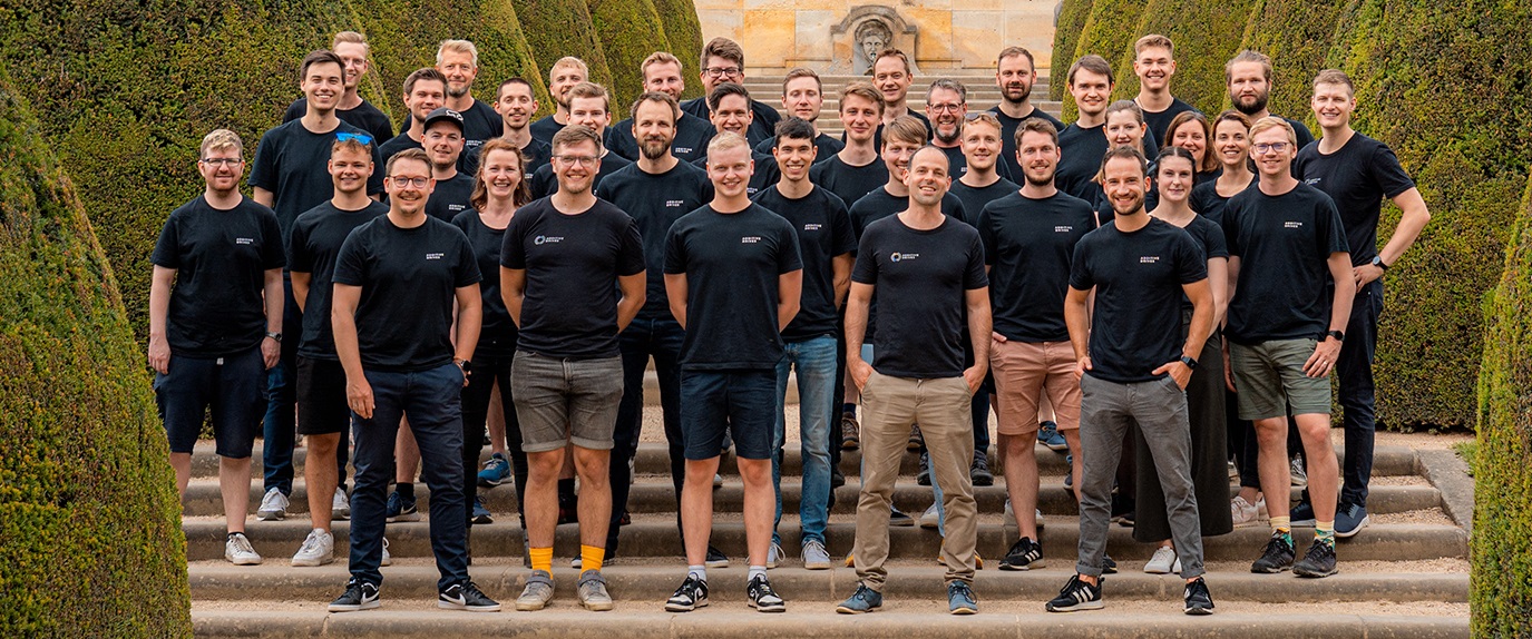 Gruppenfoto der Mitarbeitenden von Additive Drive