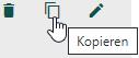 Screenshot: Mauszeiger zeigt auf Kopieren-Symbol