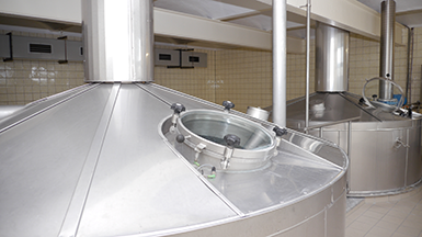 Braukessel der Privatbrauerei Eibau
